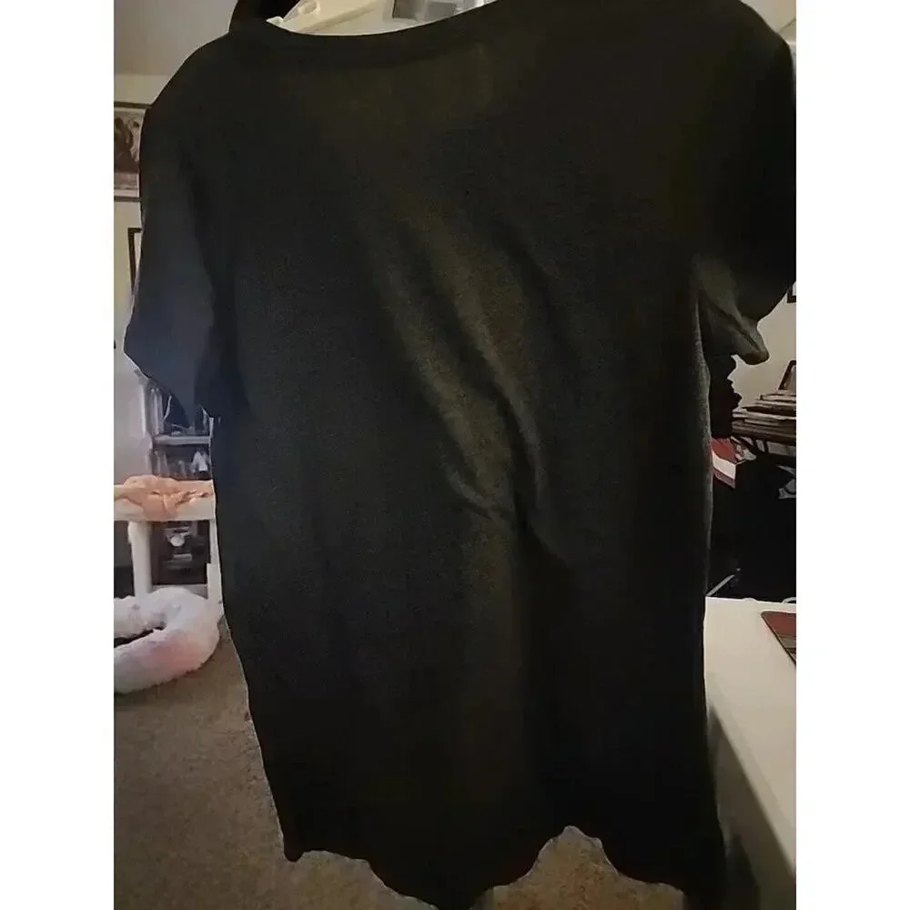 Minnie Mouse Short Sleeve T Shirt Grey Rose Gold Logo Sz Small A101 NWT Nice - Picture 4 of 4